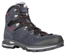 Lowa Wanderschuhe Baldo GTX (Trekking, Zwei­zonen­schnürung, wasserdicht) navyblau/rot Herren